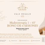 Bono de Maderoterapia (1) - Piernas y Glúteos – 6 sesiones de 45 minutos