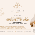 Bono de Maderoterapia (3) - Piernas , glúteos, abdomen, espalda y brazos – 6 sesiones de 80 minutos