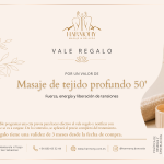 Vale regalo masaje deportivo deep tissue - 50 minutos