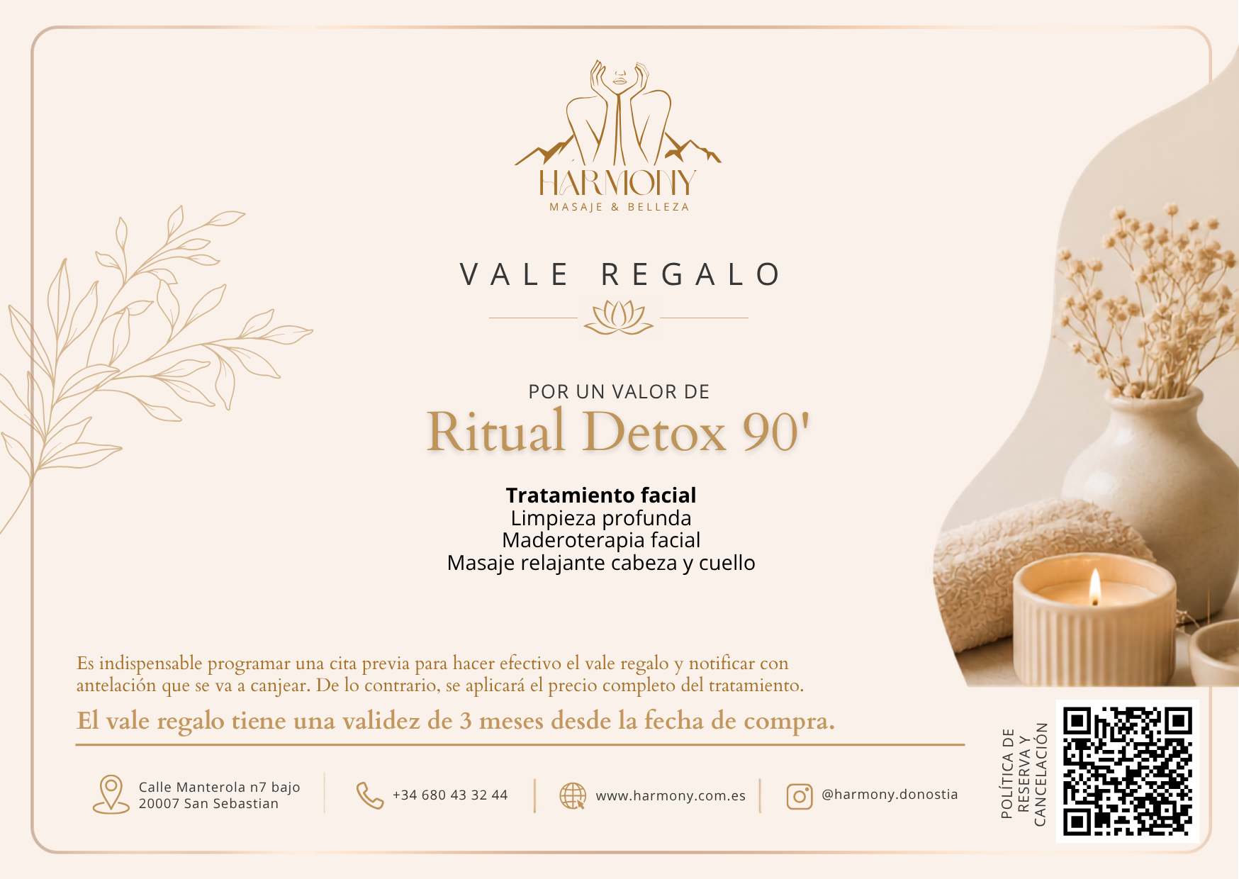 Ritual detox 90min Vale regalo ritual detox (90 min) - Imagen 1