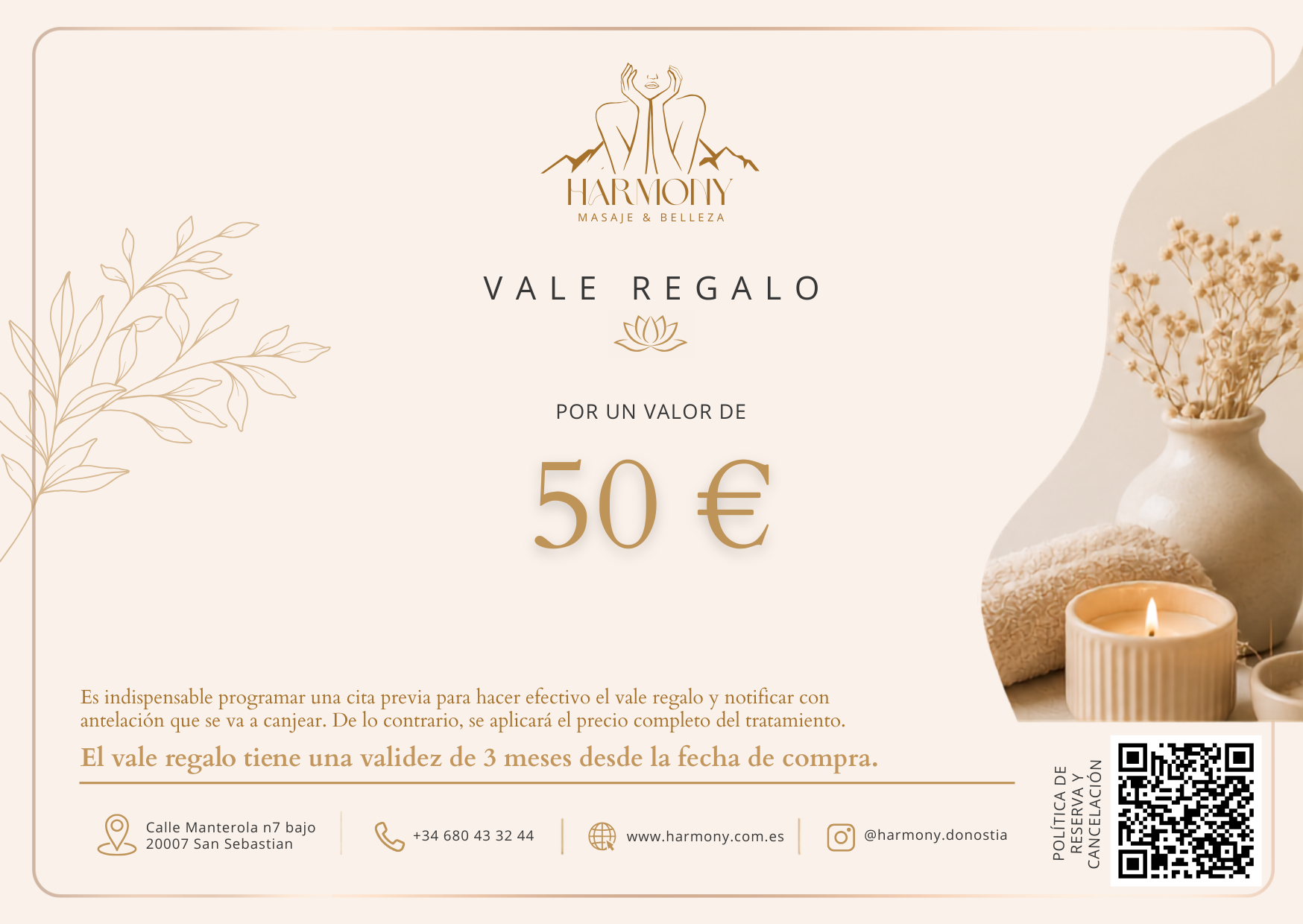 vale regalo 50 eur